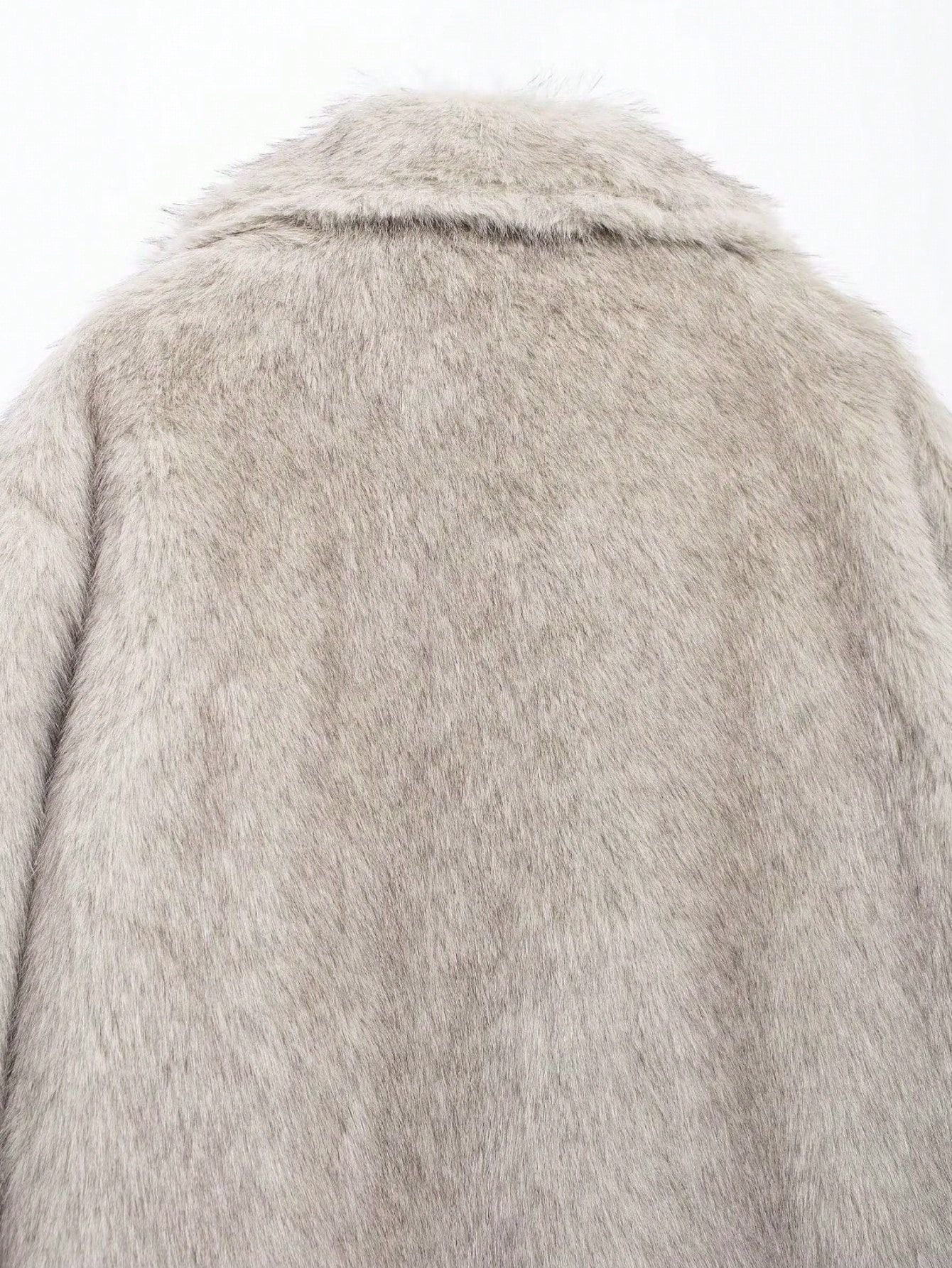 Faux Fur Effect Coat